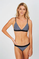 Gingham Check Band Bottom