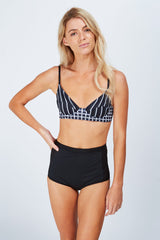 Stripe Mix Underwire Top