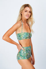 Palm Tree Bandeau Top